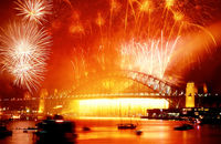 FW109 Fireworks, Sydney Harbour, New Years Eve